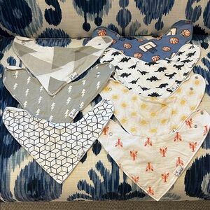 7 copper pearl bibs